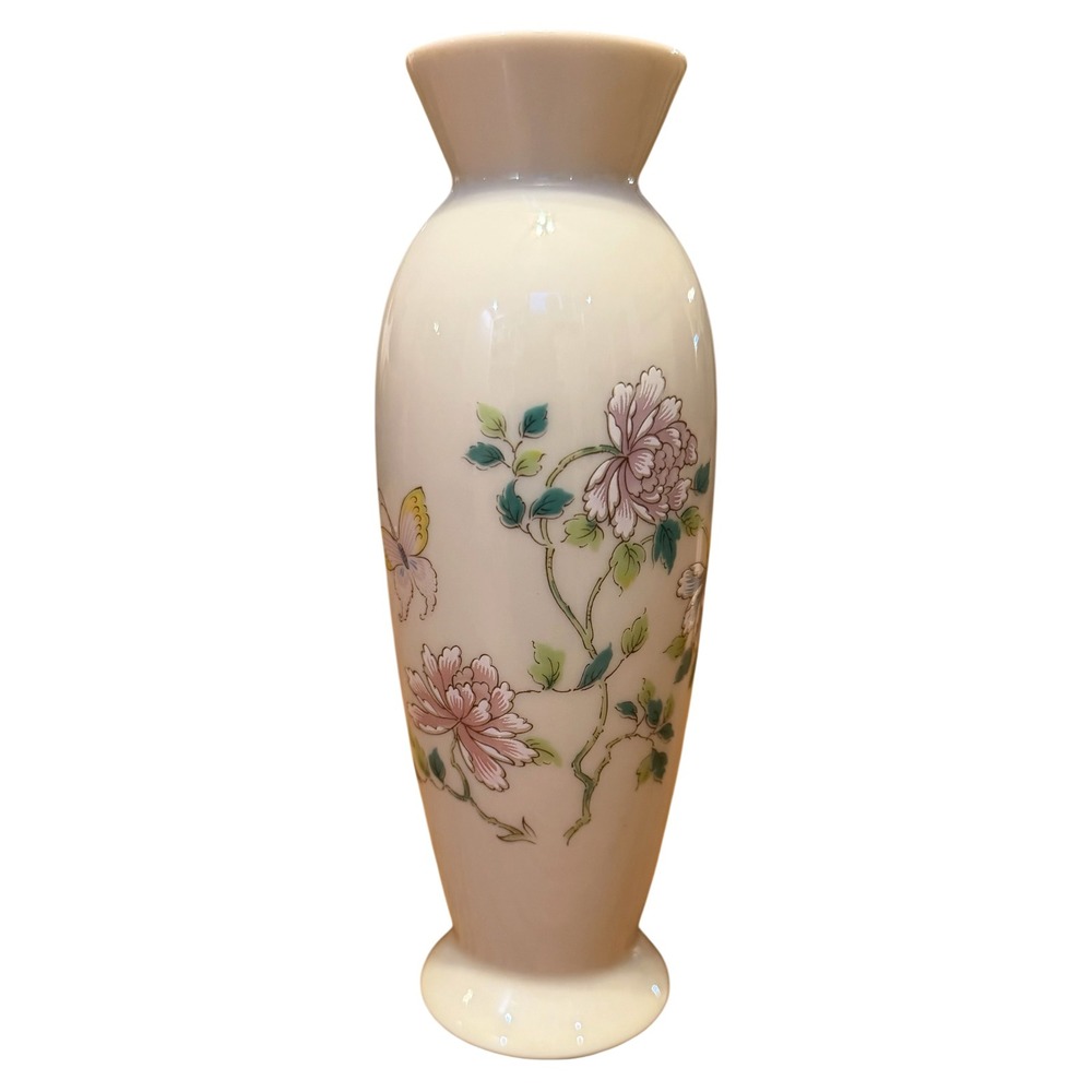 Vintage Takahashi Cho-Cho San Francisco Porcelain Bud Vase 6.5" Floral Japan